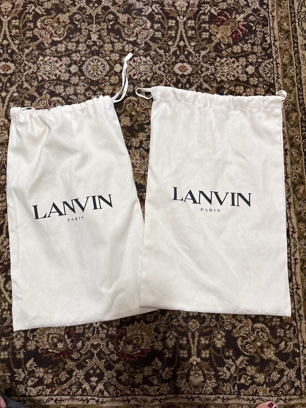 Set of Lanvin shoe bags